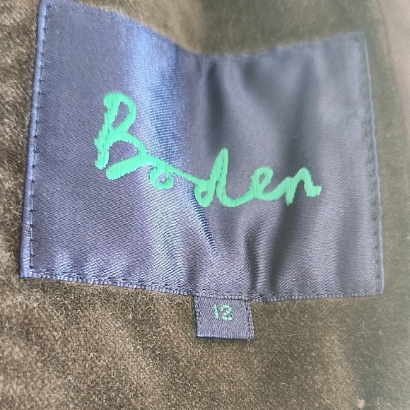 Boden Rosebury Brown Velvet Blazer | Size US 12 (Fits Small) - Picture 11 of 11